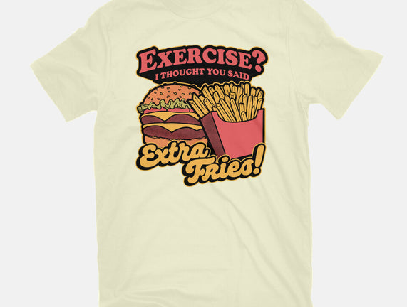 Burger Fries Exercise