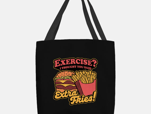 Burger Fries Exercise