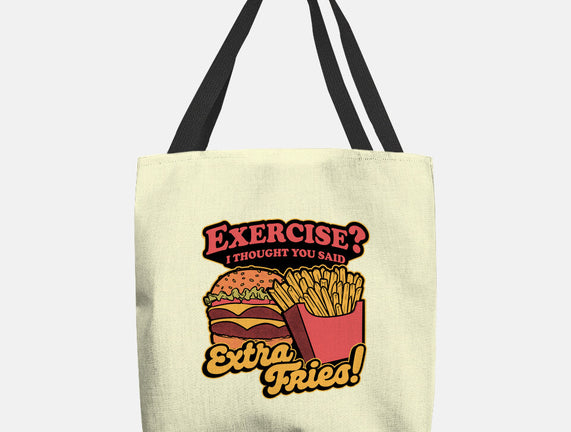Burger Fries Exercise