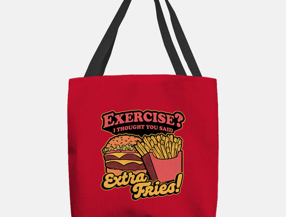Burger Fries Exercise