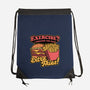 Burger Fries Exercise-None-Drawstring-Bag-Studio Mootant