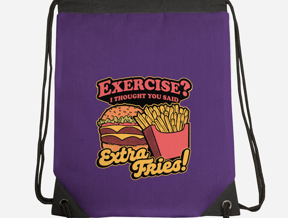 Burger Fries Exercise
