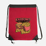 Burger Fries Exercise-None-Drawstring-Bag-Studio Mootant