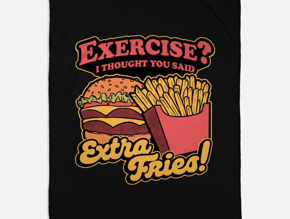 Burger Fries Exercise