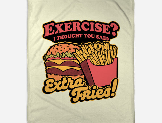 Burger Fries Exercise