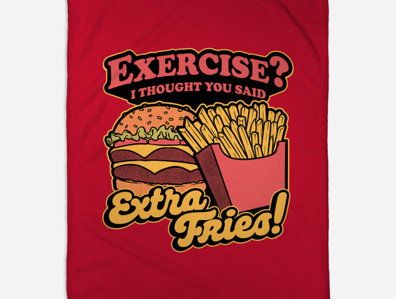 Burger Fries Exercise