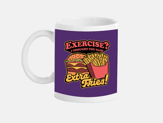 Burger Fries Exercise