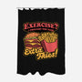 Burger Fries Exercise-None-Polyester-Shower Curtain-Studio Mootant