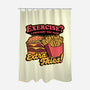 Burger Fries Exercise-None-Polyester-Shower Curtain-Studio Mootant