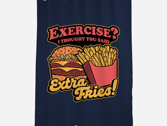 Burger Fries Exercise