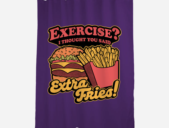 Burger Fries Exercise
