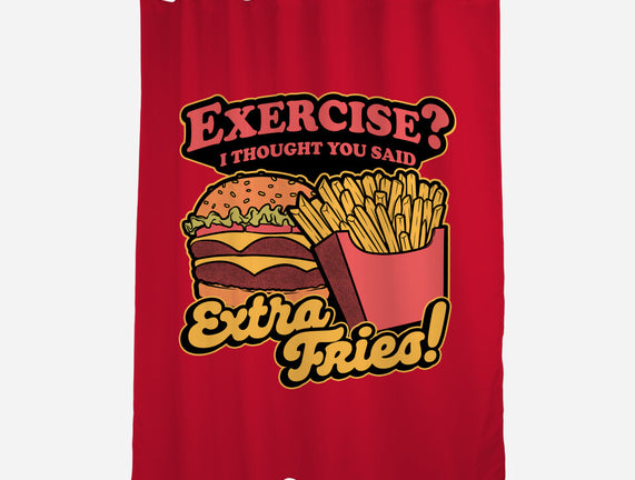 Burger Fries Exercise