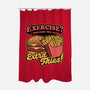 Burger Fries Exercise-None-Polyester-Shower Curtain-Studio Mootant