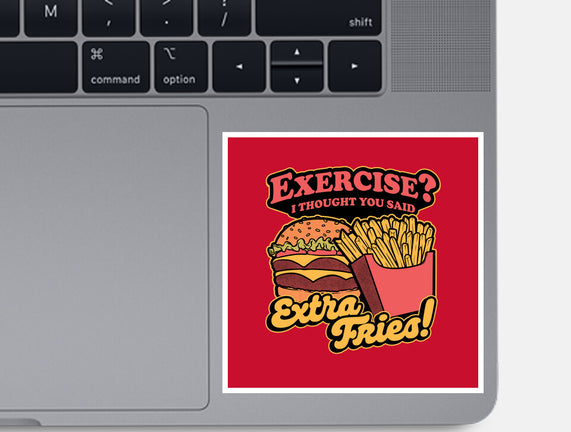 Burger Fries Exercise