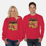 Burger Fries Exercise-Unisex-Crew Neck-Sweatshirt-Studio Mootant
