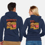 Burger Fries Exercise-Unisex-Zip-Up-Sweatshirt-Studio Mootant
