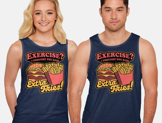 Burger Fries Exercise
