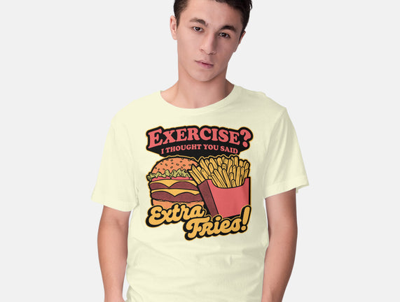 Burger Fries Exercise