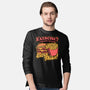 Burger Fries Exercise-Mens-Long Sleeved-Tee-Studio Mootant