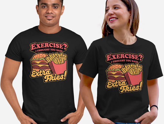 Burger Fries Exercise