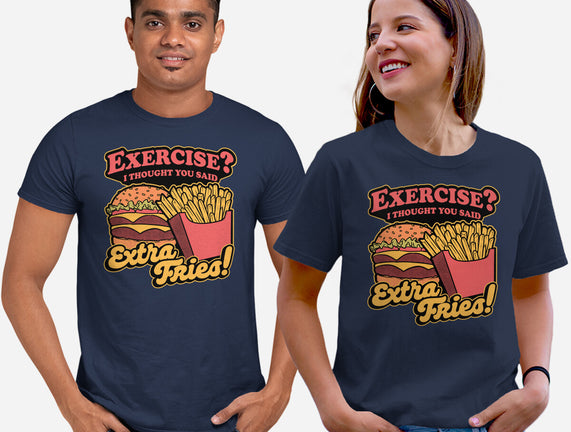Burger Fries Exercise