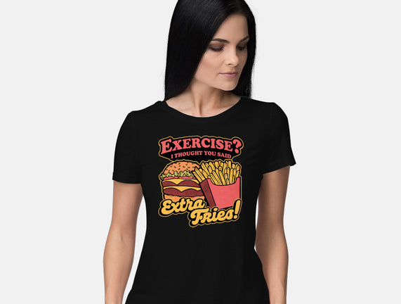 Burger Fries Exercise