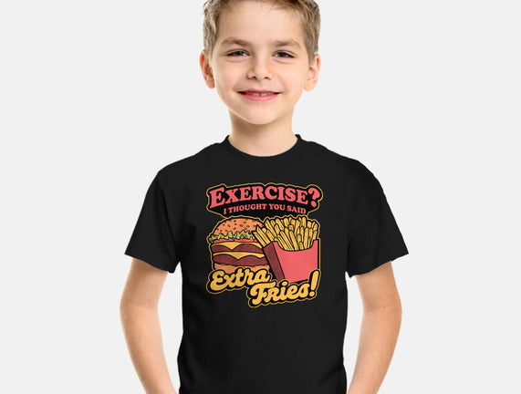 Burger Fries Exercise