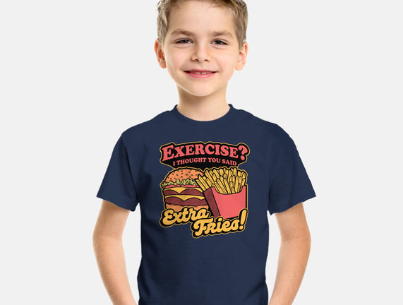 Burger Fries Exercise