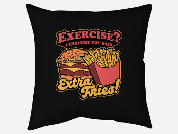 Burger Fries Exercise