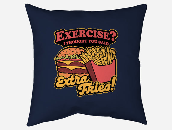 Burger Fries Exercise