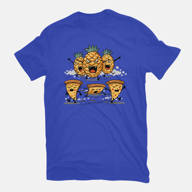 Pizza Vs Pineapple-Womens-Fitted-Tee-erion_designs