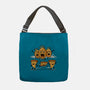 Pizza Vs Pineapple-None-Adjustable Tote-Bag-erion_designs