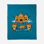 Pizza Vs Pineapple-None-Fleece-Blanket-erion_designs