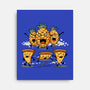 Pizza Vs Pineapple-None-Stretched-Canvas-erion_designs