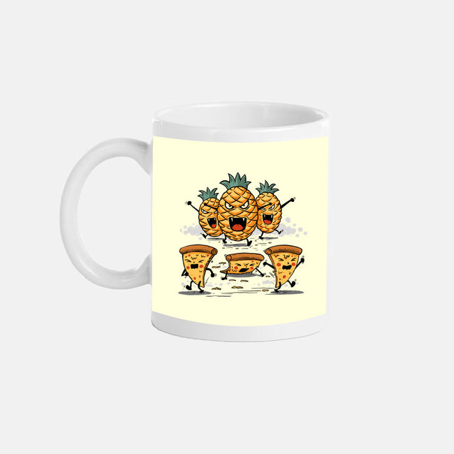 Pizza Vs Pineapple-None-Mug-Drinkware-erion_designs