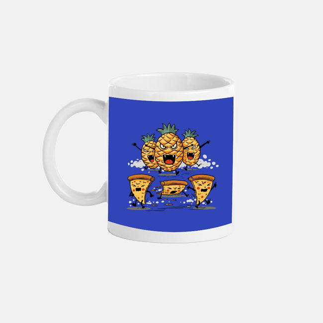 Pizza Vs Pineapple-None-Mug-Drinkware-erion_designs