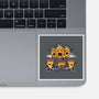 Pizza Vs Pineapple-None-Glossy-Sticker-erion_designs