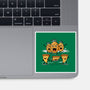 Pizza Vs Pineapple-None-Glossy-Sticker-erion_designs