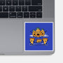Pizza Vs Pineapple-None-Glossy-Sticker-erion_designs