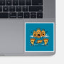 Pizza Vs Pineapple-None-Glossy-Sticker-erion_designs