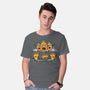 Pizza Vs Pineapple-Mens-Basic-Tee-erion_designs