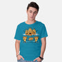 Pizza Vs Pineapple-Mens-Basic-Tee-erion_designs