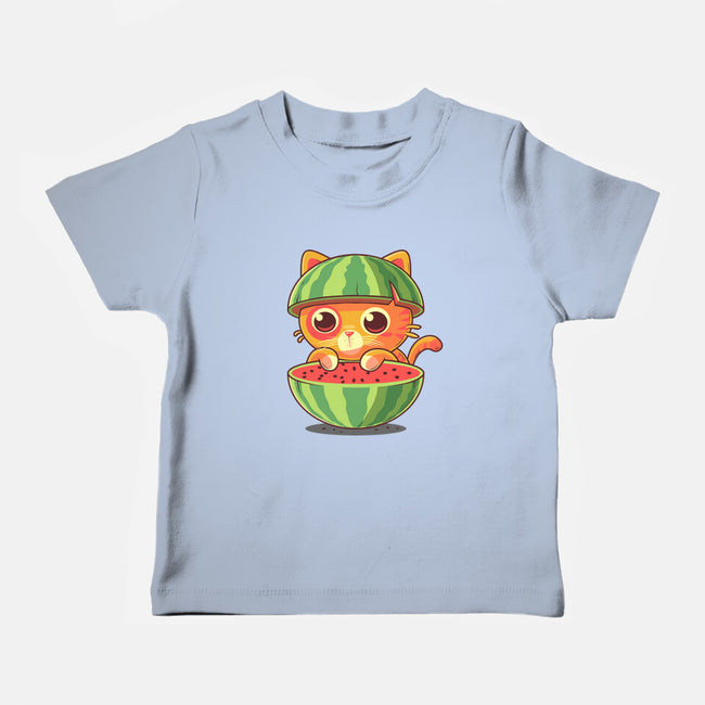 Watermeowlon Kitty-Baby-Basic-Tee-erion_designs