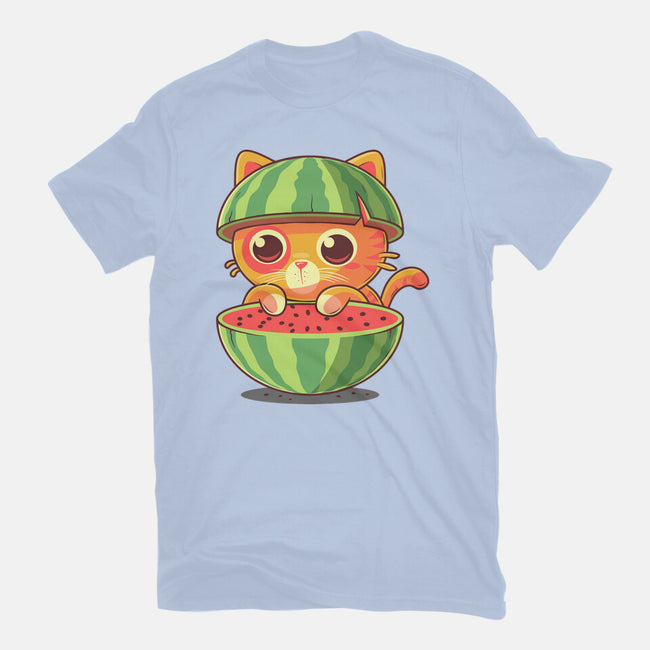 Watermeowlon Kitty-Mens-Basic-Tee-erion_designs