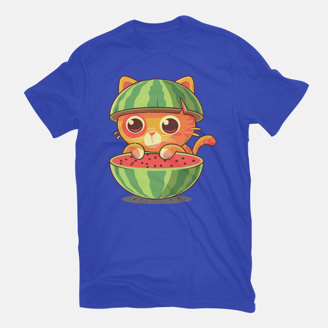 Watermeowlon Kitty-Mens-Basic-Tee-erion_designs