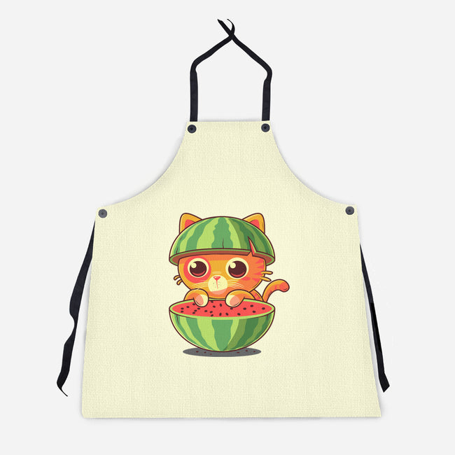 Watermeowlon Kitty-Unisex-Kitchen-Apron-erion_designs