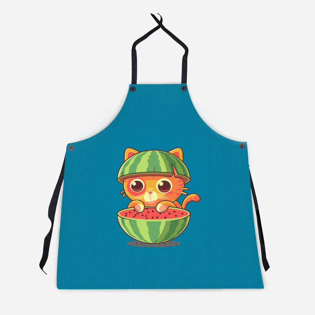 Watermeowlon Kitty-Unisex-Kitchen-Apron-erion_designs