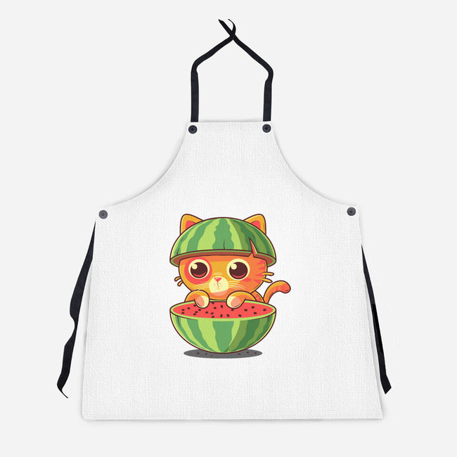 Watermeowlon Kitty-Unisex-Kitchen-Apron-erion_designs