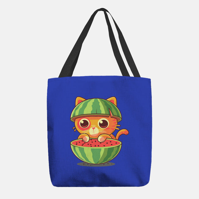 Watermeowlon Kitty-None-Basic Tote-Bag-erion_designs