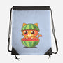 Watermeowlon Kitty-None-Drawstring-Bag-erion_designs